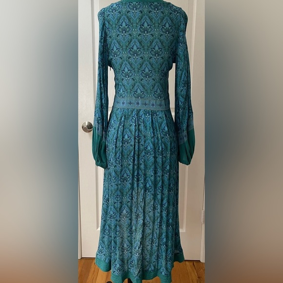 Spell Soirée Dress in Turquoise | Sz M - Picture 2 of 4